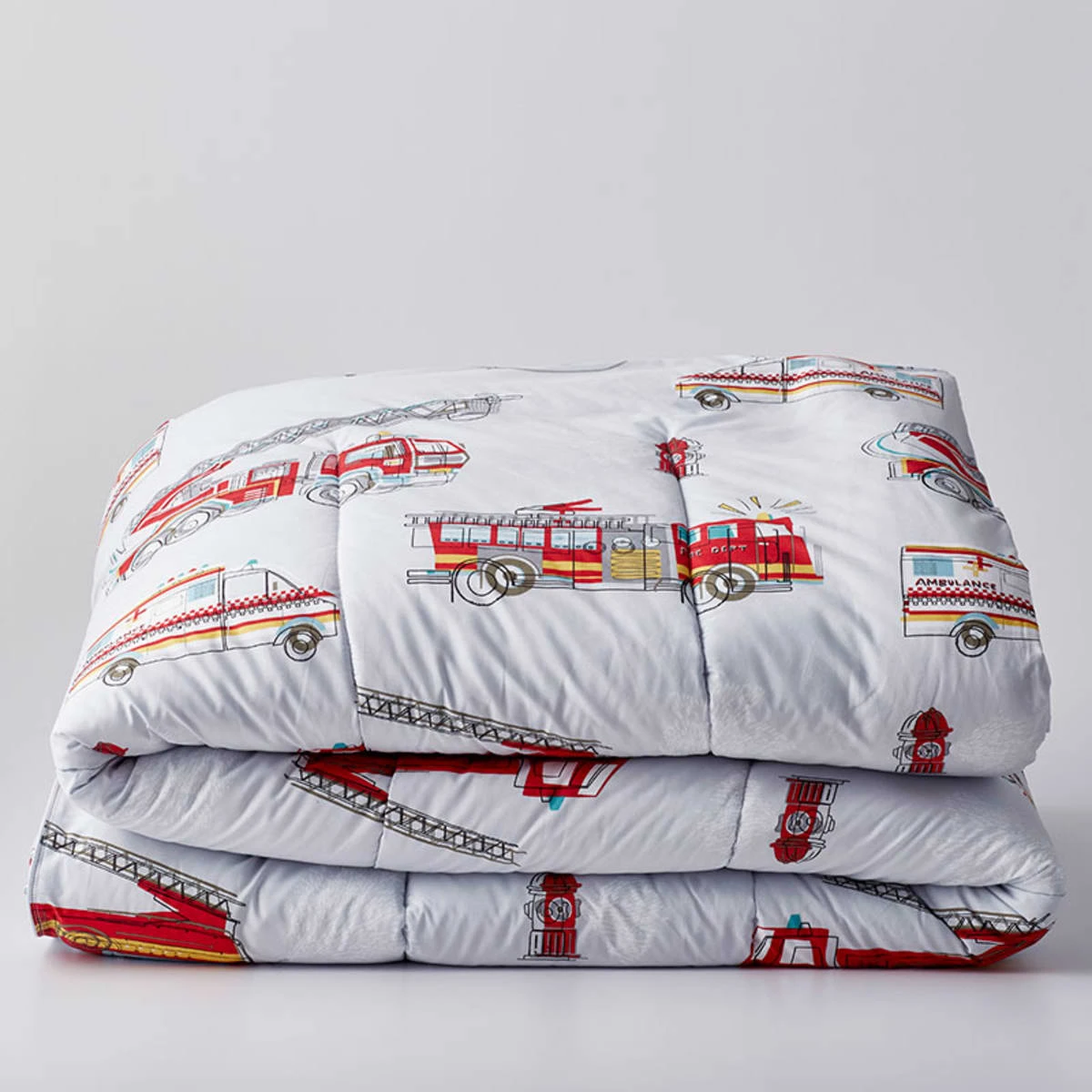 Company Kids™ Firetrucks Organic Cotton Percale Comforter Set - Image 6