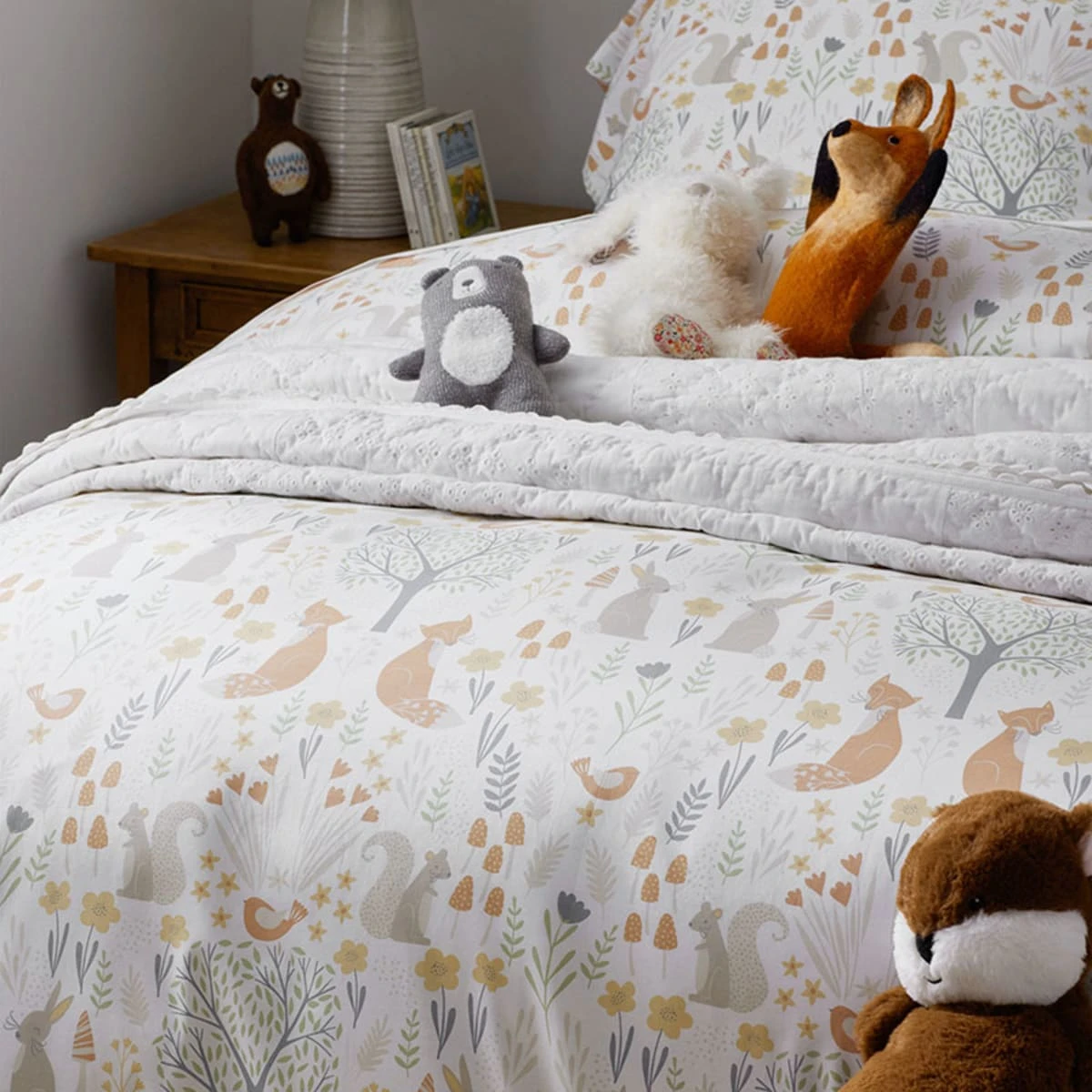 Company Kids™ Forest Animals Organic Cotton Percale Pillowcases - Image 3