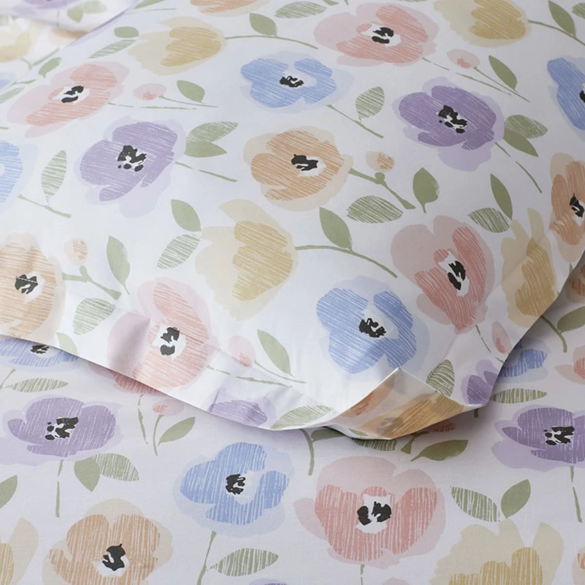 Company Kids™ Pastel Poppies Organic Cotton Percale Sham - Image 6