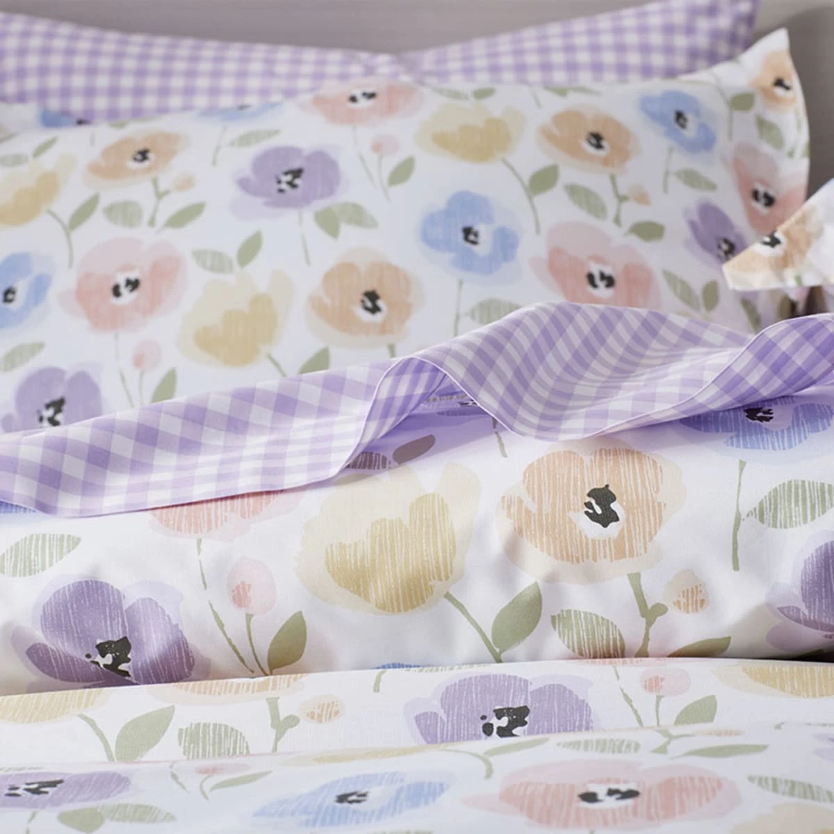 Company Kids™ Pastel Poppies Organic Cotton Percale Sham - Image 3