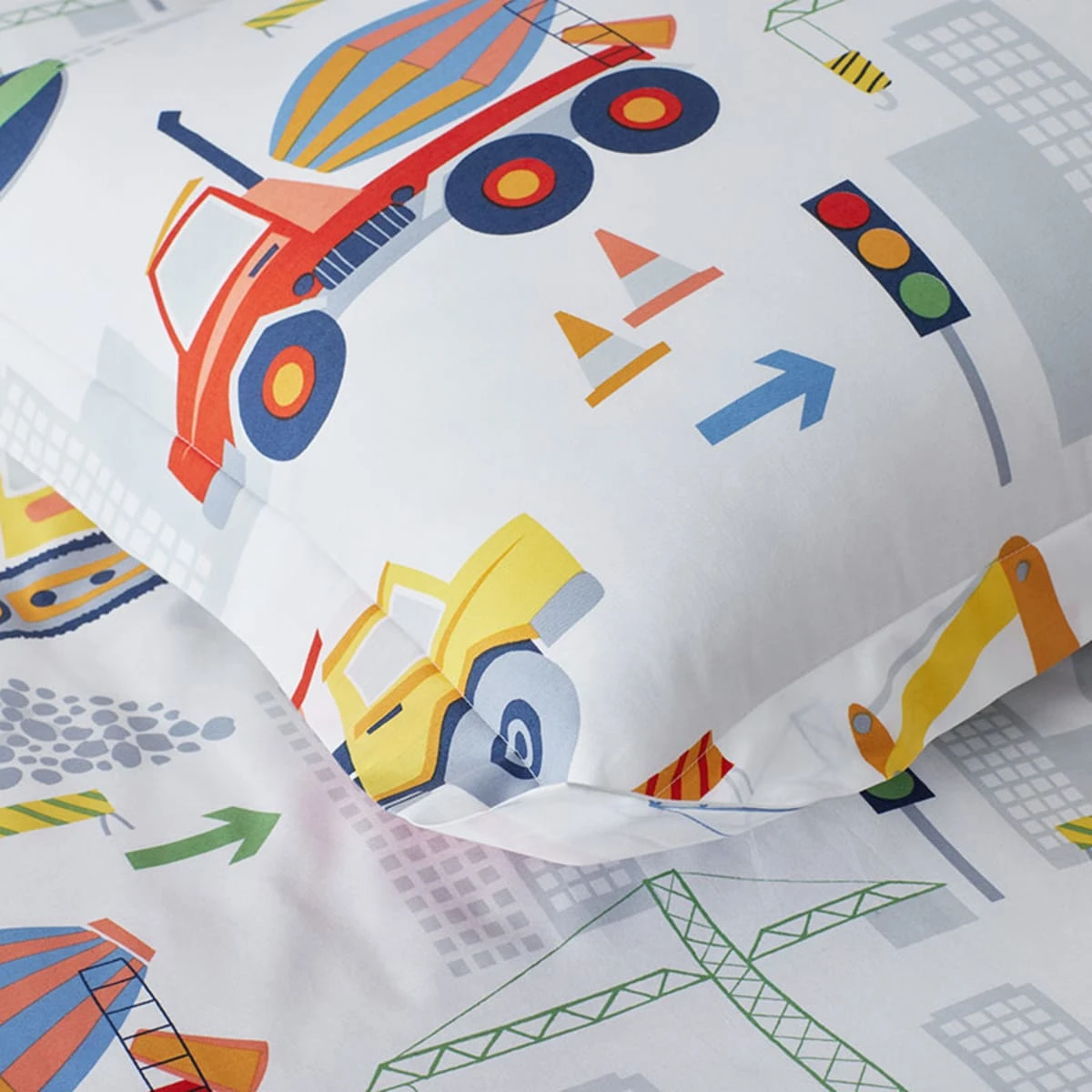 Company Kids™ Construction Trucks Organic Cotton Percale Sham - Image 8