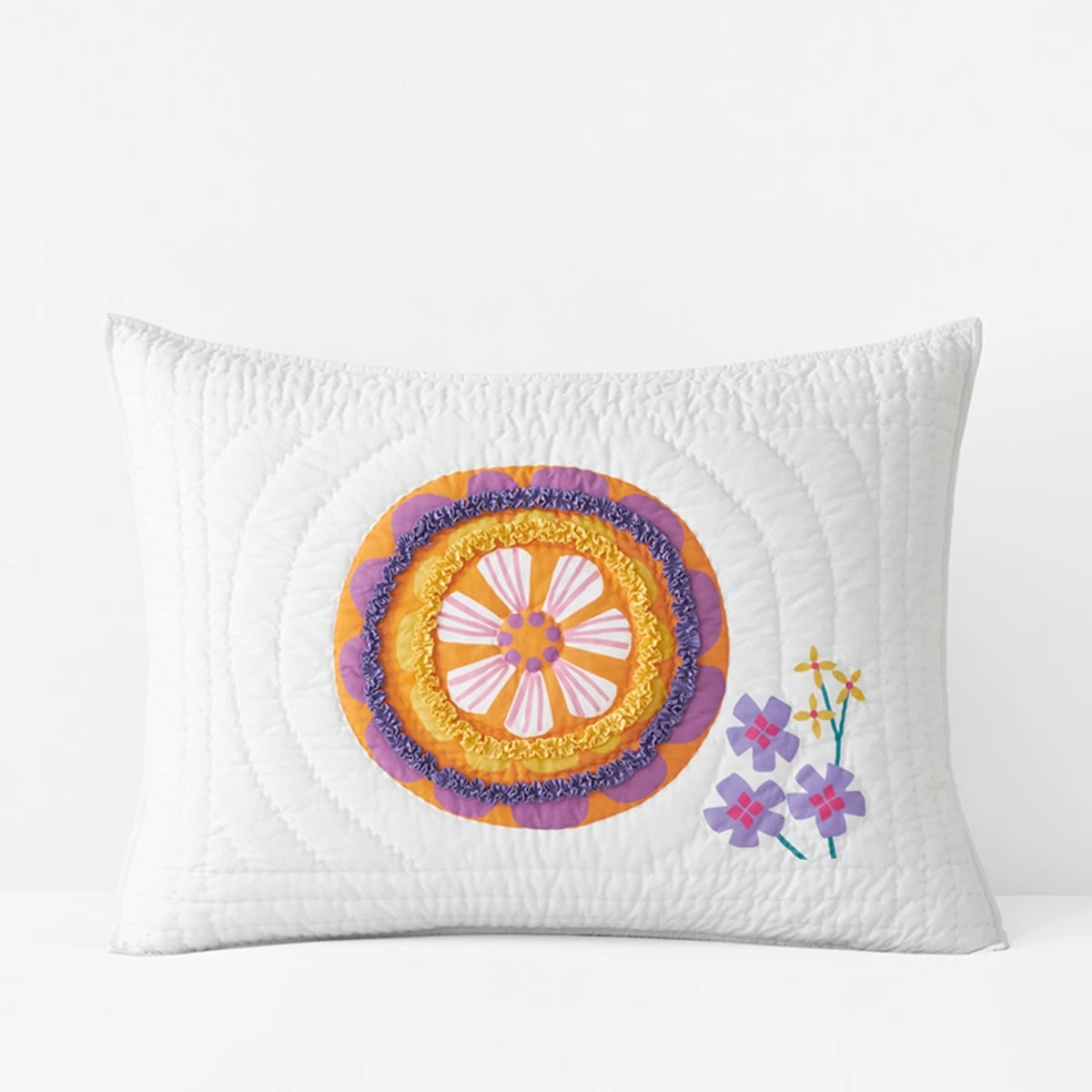 Company Kids™ Springtime Handcrafted Cotton Quilted Sham