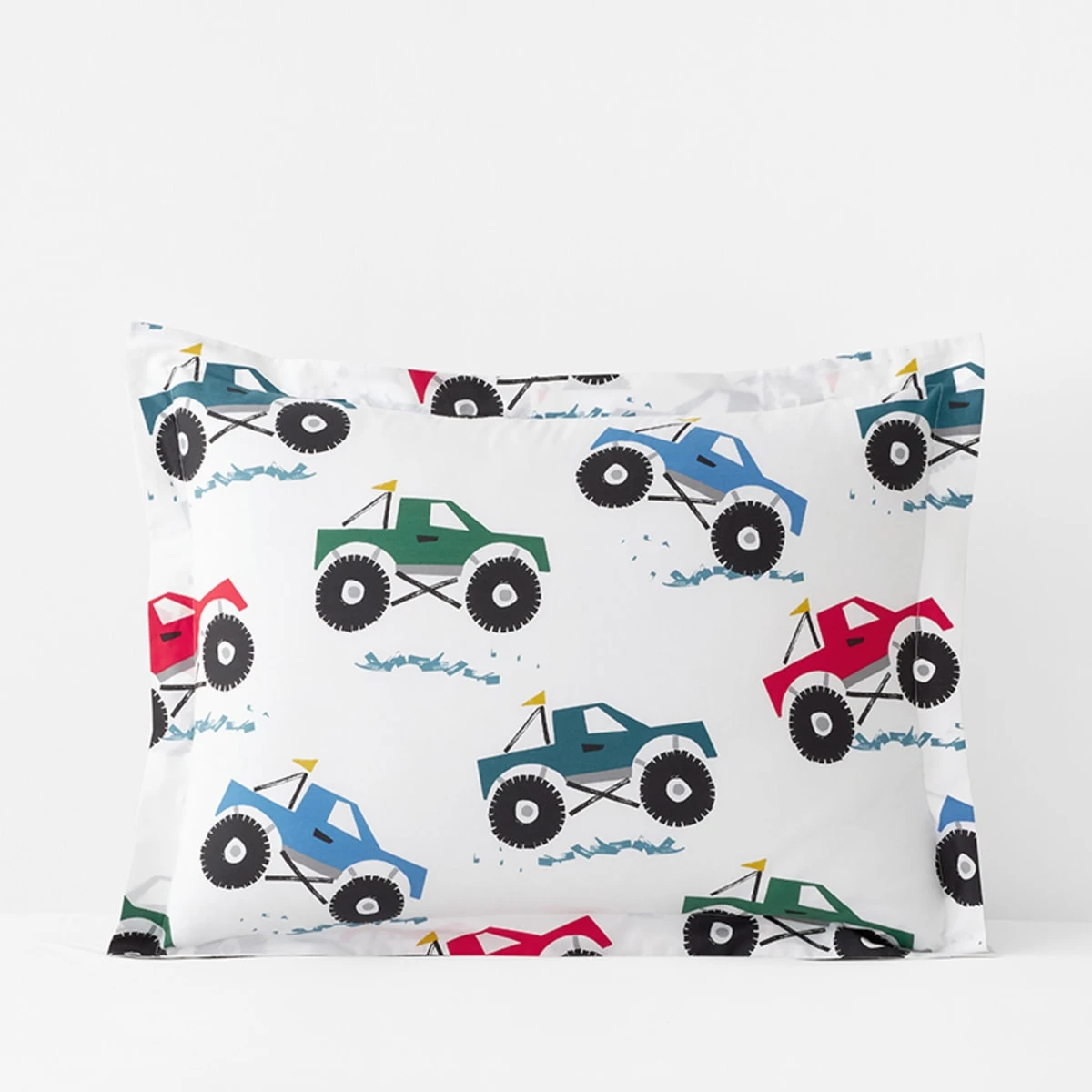 Company Kids™ Monster Trucks Organic Cotton Percale Comforter Set - Image 3