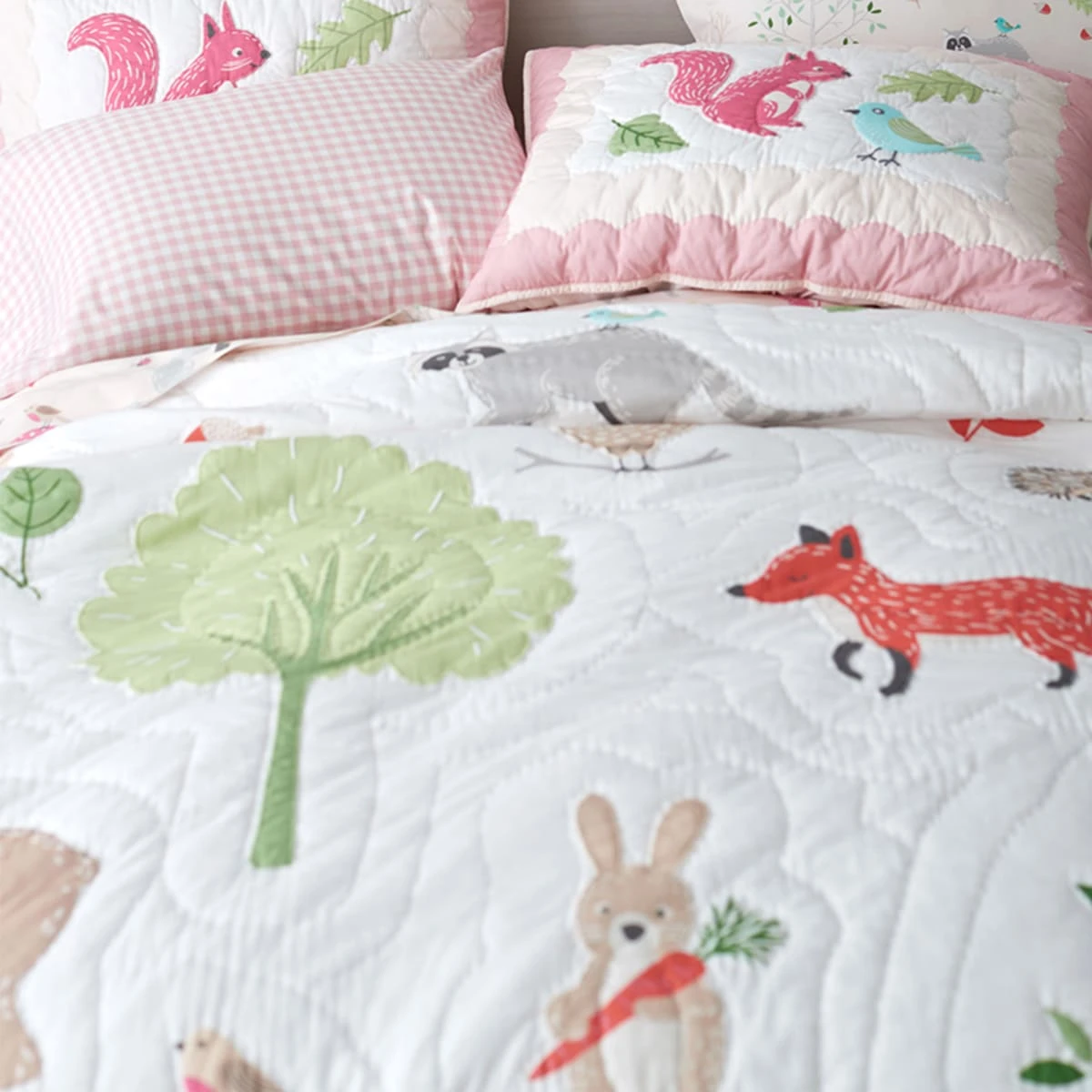 Company Kids™ Woodland Handcrafted Cotton Quilt - Image 4
