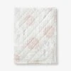 Company Kids™ Flower Burst Organic Cotton Percale Quilted Reversible Sherpa Stroller Blanket