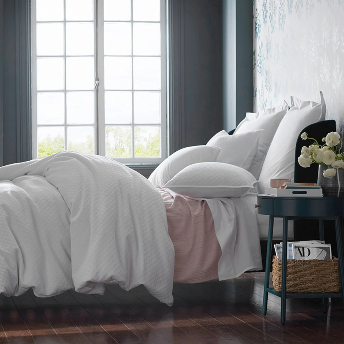 Legends Hotel™ Lucille Jacquard Cotton Duvet Cover - Image 2