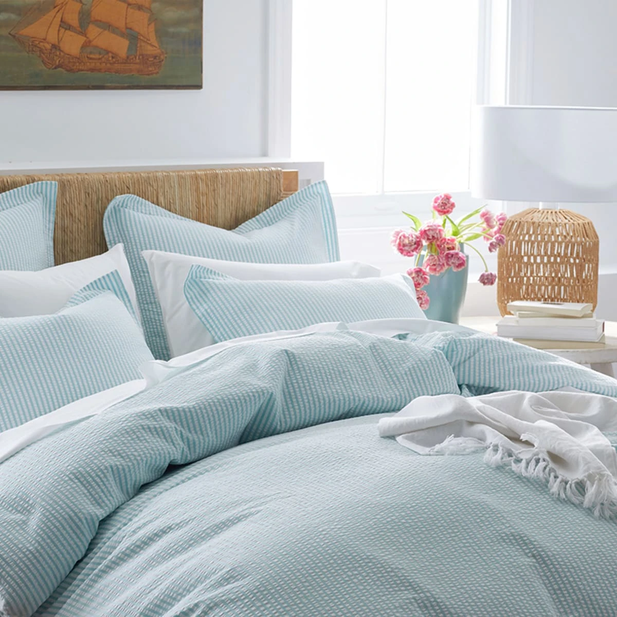 Company Cotton™ Seersucker Duvet Cover - Image 2