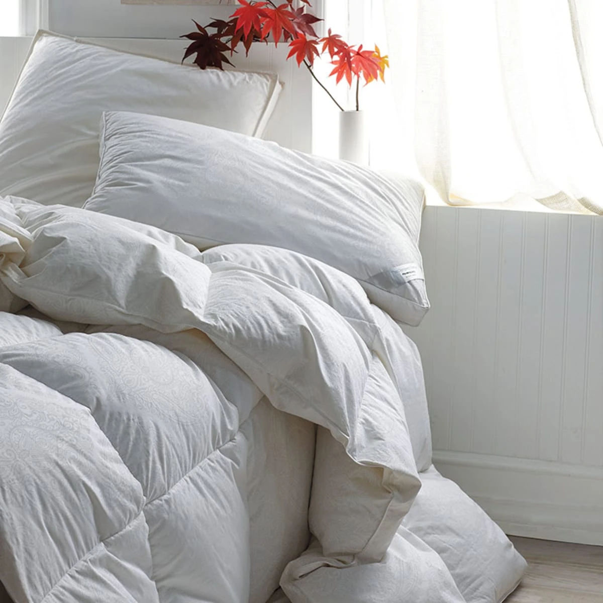 Cotton Sateen Gusseted Pillow Protector - Image 3