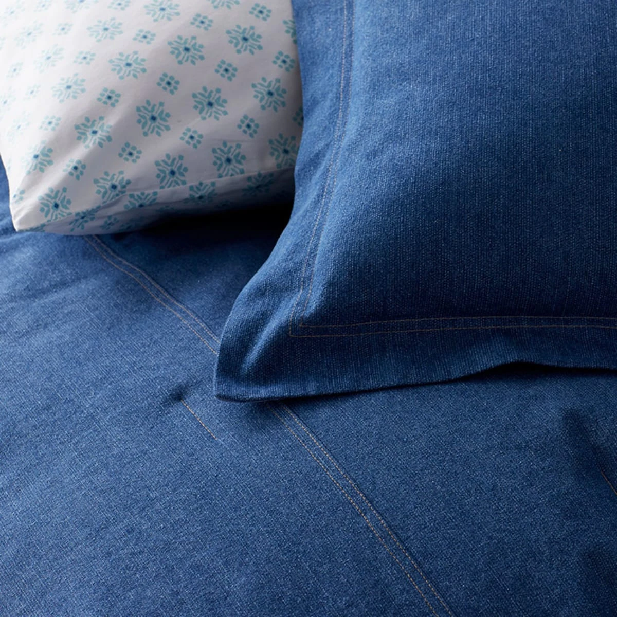 Denim Cotton Sham - Image 2